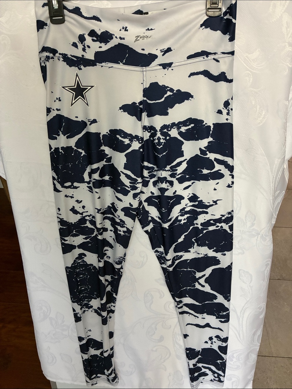 Dallas Cowboys NFL Navy and White Star Print Leggings